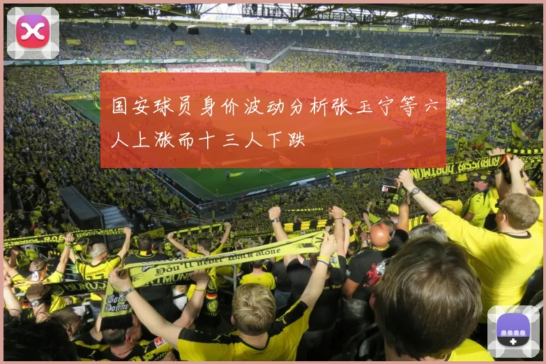 国安球员身价波动分析张玉宁等六人上涨而十三人下跌